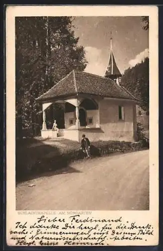 AK Morgarten, Partie an der Schlachtkapelle