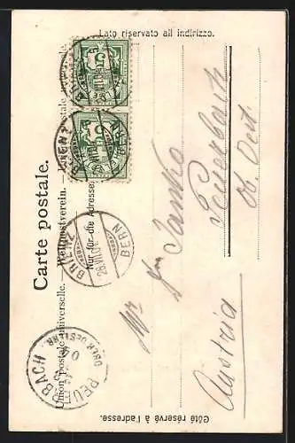 AK Giswil, Partie in der Melchaaschlucht