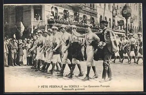 AK Fete Fédérale des Sokols, Les Gymnastes Francais