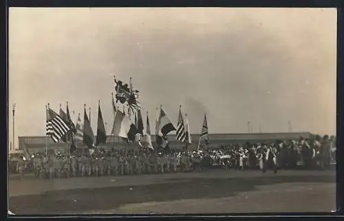 Foto-AK Szene vom Sokol-Sportfest