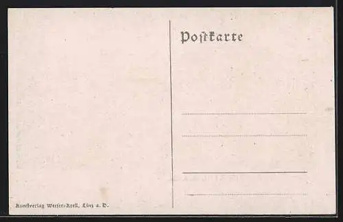 AK Seitenstetten, Benediktiner-Stift aus der Vogelschau