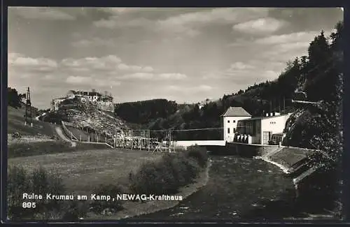 AK Krumau am Kamp, Ruine Krumau, Newag-Krafthaus