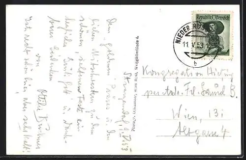 AK Stranzendorf, Erholungsheimes 2 Innen & 2 Aussenansichten