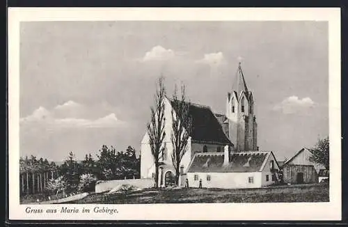 AK Sallapulka, Wallfahrtskirche Maria im Gebirge