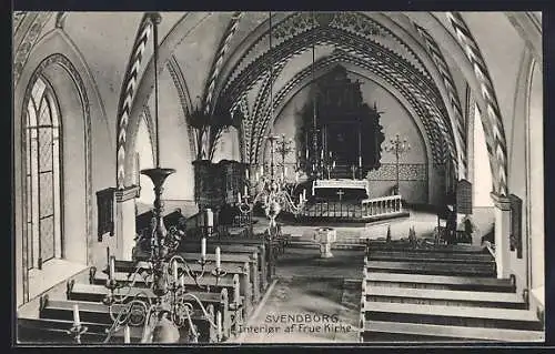 AK Svendborg, Interior af Frue Kirke