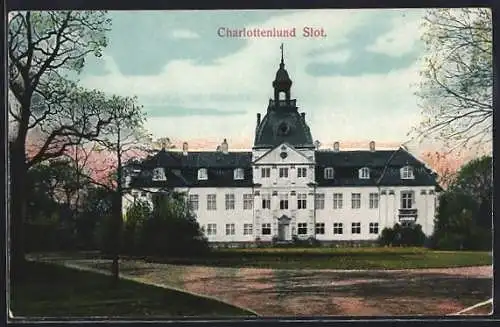 AK Charlottenlund, Slot, Blick auf das Schloss