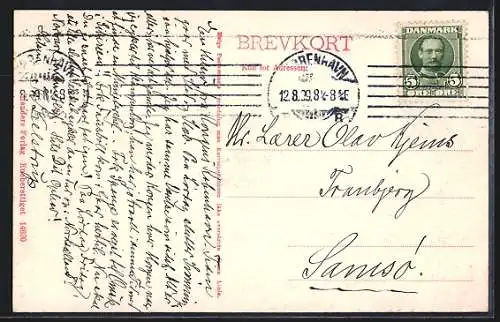 AK Kobenhavn, Gefion Springvandet paa Langelinie