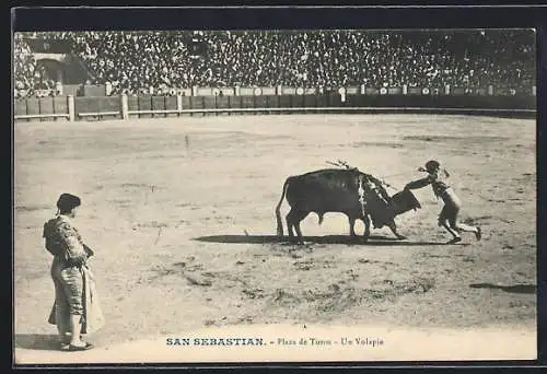 AK San Sebastian, Plaza de Toros, Un Volapie