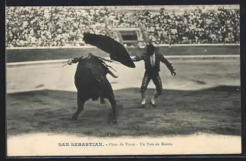 AK San Sebastian, Plaza de Toros, Un Pase de Muleta