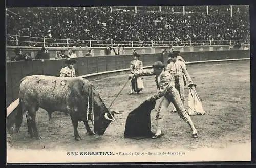 AK San Sebastian, Plaza de Toros, Intento de descabello