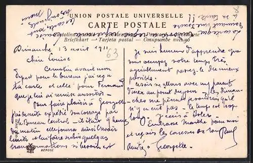 AK Coiffe d`Auvergne, Puy de Dôme, Mädchen in Trachtenkleidung, Landschaftsbild