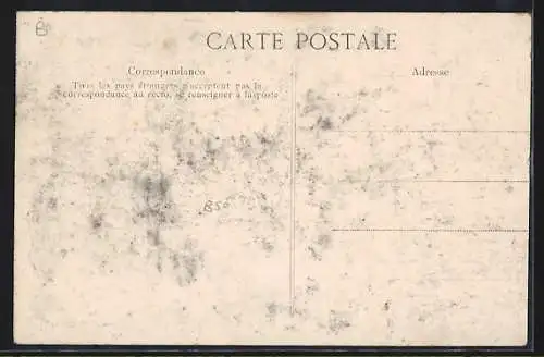 AK Corbeil, Inondations de 1910, Rue Saint-Spire