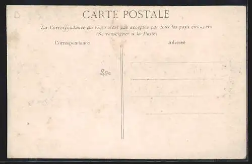 AK Corbeil, Inondations de 1910, Rue de la Pêcherie