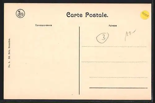 AK Le Charbonnage, Intérieur d`une centrale électrique, Vue de moteurs et des tableaux de distribution du courant, Kohle