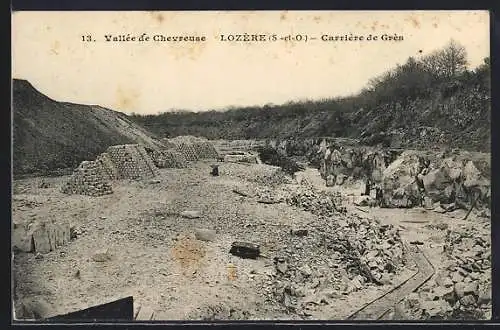 AK Lozère, Carrière de Grès, Vallée de Chevreuse