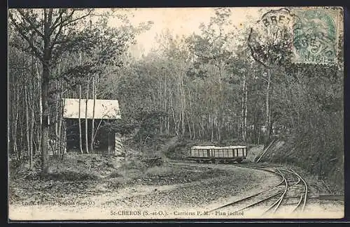 AK St-Chéron, Carrieres P. M., Plan incline, partie basse