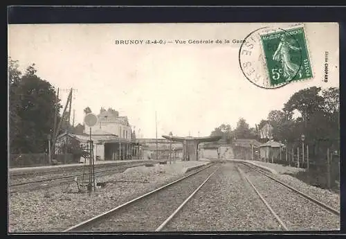 AK Brunoy, Vue Generale de la Gare