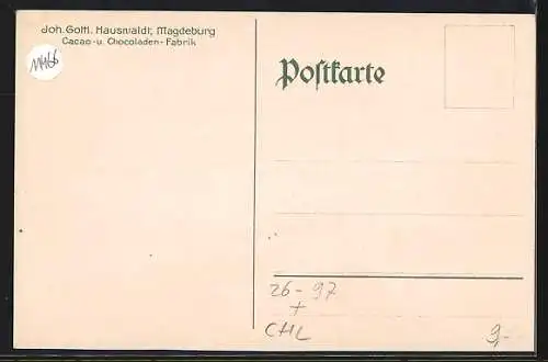 Künstler-AK Hans Bohrdt: Krater des Vulkans Chillan mit zwei Reitern