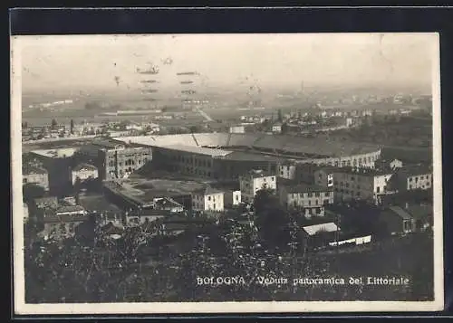 AK Bologna, Veduta panoramica del Littoriale