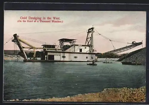 AK Yuba, CA, Gold Dredging in the West