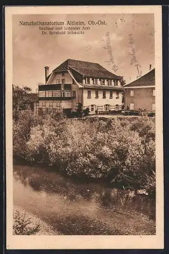 AK Altheim, Blick zum Naturheilsanatorium