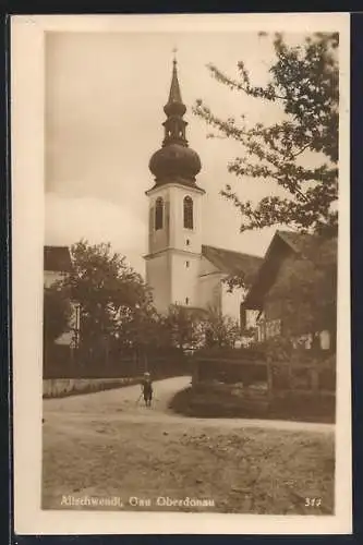 AK Altschwendt, Strassenpartie bei der Kirche