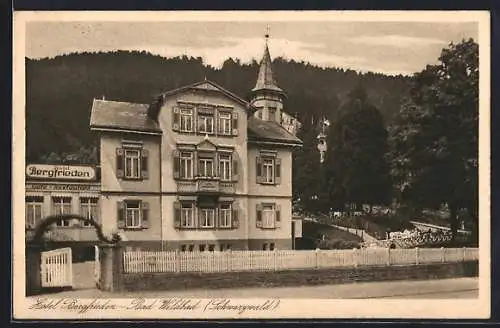 AK Bad Wildbad, Hotel Bergfrieden