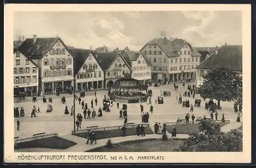 AK Freudenstadt, Am Marktplatz