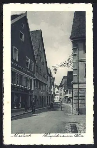 AK Messkirch, Hauptstrasse von Osten