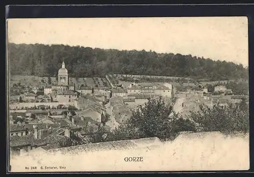 AK Gorz, vue générale avec l`église