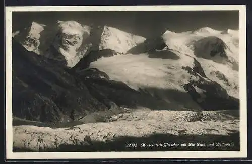 AK Morteratschgletscher mit Piz Palü und Bellavista