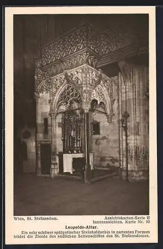 AK Wien, Leopolds-Altar im St. Stefansdom