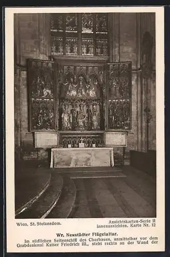 AK Wien, Wr. Neustädter Flügelaltar im St. Stefansdom