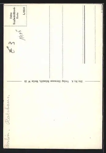 AK Berlin, Rathaus mit Strassenbahn