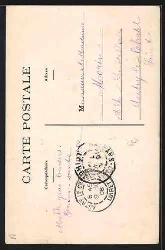 AK Le Croisic, Le Phare de la Jetée