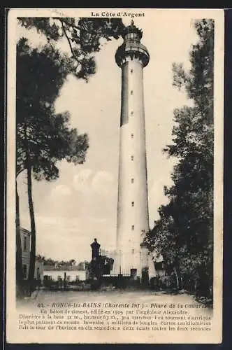 AK Royan /Ch.-Inf., Phare de la Coubre