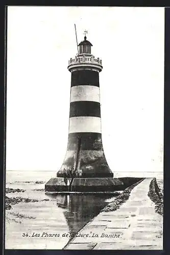 AK La Baule-Escoublac, Le Phare de la Banche, Les Phares de la Loire