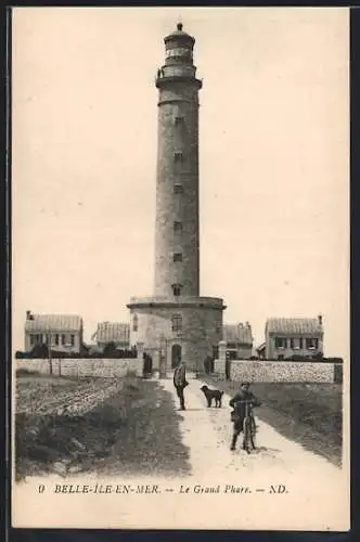 AK Belle-Isle-en-Mer, Le Grand Phare, Leuchtturm