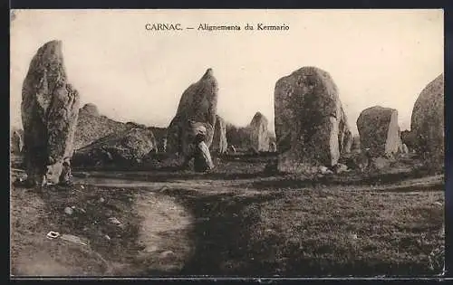 AK Carnac, Alignements du Kermario, Gesteinsformation
