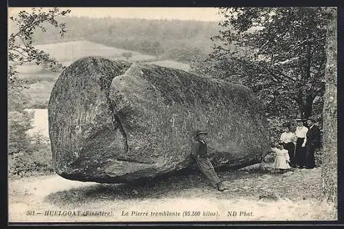 AK Huelgoat, La Pierre Tremblante, Gesteinsformation