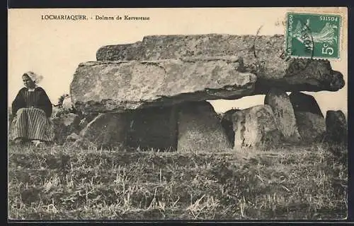 AK Locmariaquer, Dolmen de Kerveresse