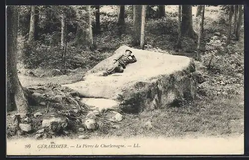 AK Gerardmer, La Pierre de Charlemagne