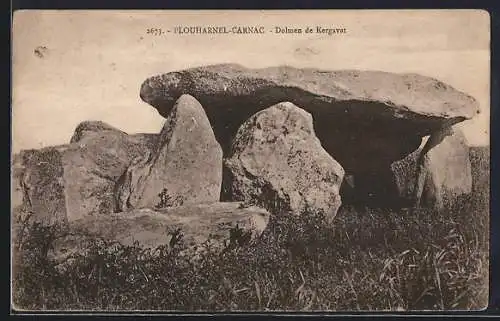 AK Plouharnel-Carnac, Dolmen de Kergavat