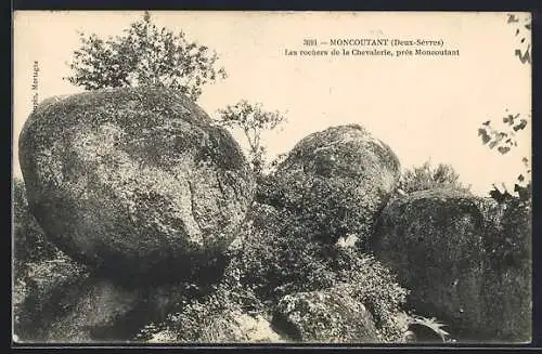 AK Moncoutant /Deux-Sèvres, Les rochers de la Chevalerie