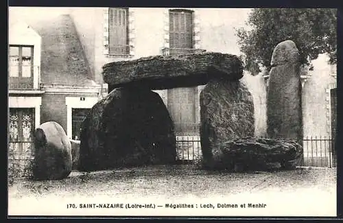 AK Saint-Nazaire /Loire-inf., Mégalithes: Lech, Dolmen et Menhir