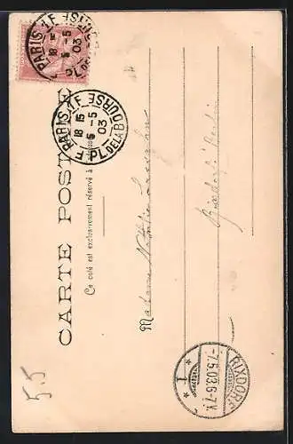 AK Paris, La Tour Eiffel, Eiffelturm