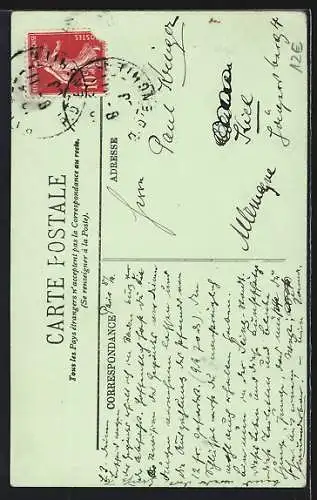 AK Paris, La Tour Eiffel, Eiffelturm