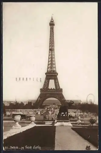AK Paris, La Tour Eiffel, Eiffelturm