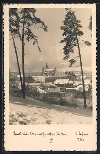 Foto-AK Adalbert Defner: Innsbruck, Blick auf Kloster Wilten