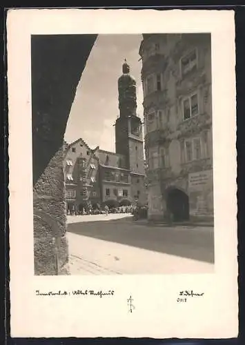 Foto-AK Adalbert Defner: Innsbruck, Altes Rathaus